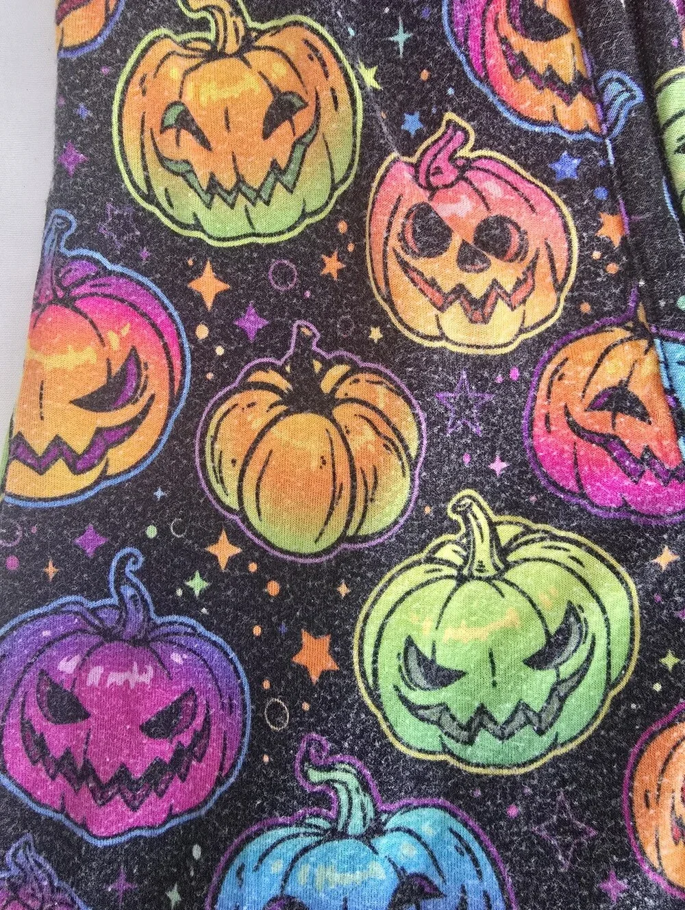 Bums & Roses Halloween Pumpkin Zipper One-Piece Pajamas